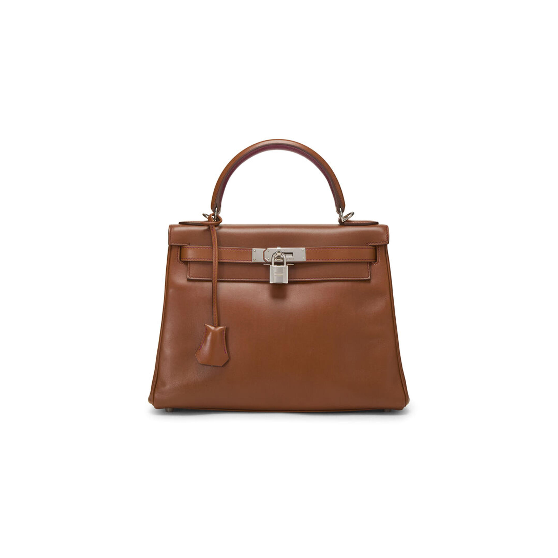 H**mes MASTER KELLY 28 FAUVE BARENIA PALLADIUM HARDWARE (28*22*10cm)